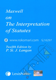 Maxwell on the interpretation of statutes image