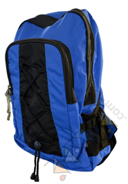 Exclusive Blue And Black Color Luggage Backpack with Front and Side Pockets Bag (Code-144) image