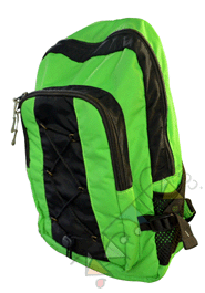 Exclusive Light Green And Black Color Luggage Backpack with Front and Side Pockets Bag (Code-144) image