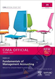 C1: CIMA Official Study Text Paper 2011-12: Fundamentals of MGMT Accounting image