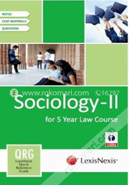 Quick Reference Guides: Sociology-II (For 5 Year Law Course) (Paperback) image