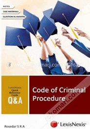 Code Of Criminal Procedure (Paperback) image