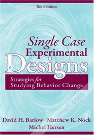 Single Case Experimental Designs: Strategies for Studying Behavior Change (Paperback) image