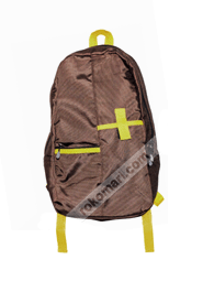 Exclusive Saddle Brown and Yellow color Backpack Bag (Code-034) image