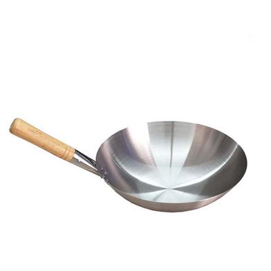 IHW Wok Pan With Wooden Handle 32 cm image