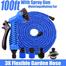 100ft Magic Hose Pipe Nozzle for Garden Wash Car Bike with Spray Gun- Blue image