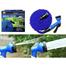 100ft Magic Hose Pipe Nozzle for Garden Wash Car Bike with Spray Gun- Blue image