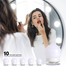 10 Bulbs Dimmable Lights Stick On, 3 Colors Makeup Light, Vanity Lighting Fixtures for Hollywood Mirror (No Mirror Included) image