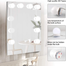 10 Bulbs Dimmable Lights Stick On, 3 Colors Makeup Light, Vanity Lighting Fixtures for Hollywood Mirror (No Mirror Included) image