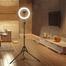 10 Inch Ring Light with 7Fit Light Stand Photo Studio Camera Makeup for Smartphone YouTube Facebook live Video image
