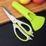 10 in 1 Household Scissors with Magnetic Holder - (Random) image