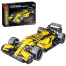 1:10 Yellow Racing Car Blocks 1084pcs Technic Formula 1 Exclusive Car Building Blocks Set image