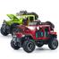 1:24 2411B Off Road Rock Climber Jeep Vehicle Diecast Metal Car Luxury SUV Alloy Model Car Simulation Sound Light Pull Back Car Toy For Kids Gift image