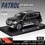 1:24 Nissan Patrol SUV Diecast Alloy Car ChiMei Luxurious Simulation Toy Vehicles Metal Car 6 Doors Open Model Car Sound Light Toys For Gift image