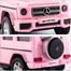 1:24 diecast alloy car mercedes pink benz die cast model g-class alloy toy car image