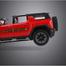 1:24 for Hummer EV SUV Off-Road Alloy Car Die Cast Toy Car Model Sound and Light Children's Toy image