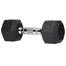 12.5Kg Hex Dumbbell 1 Pair Total 25Kg - Black image