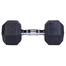 12.5 KG Hex Dumbbell 1 Pcs - Black image