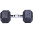 12.5 KG Hex Dumbbell 1 Pcs - Black image