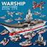 1265 Pcs New Warship Aircraft Carrier Lego Set For Kids Military Building Blocks 25 Style Big Size Lele Brother 8565 Model image