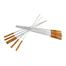 12 Pcs BBQ Stick - Brown and Silver image