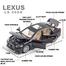 1:32 Lexus LS 500h Diecast Model Car Toy Boys Gifts Collection Display Black image