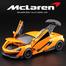 1:32 McLaren 600LT Diecast Super Car Alloy Vehicles Car Model Metal Toy Model Pull back Sound Light Special Edition Racing Car image