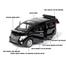 1:32 Toyota Alphard MPV Diecasts Car Simulation Steering Shock Toy Vehicles Metal Car 6 Doors Open Model Car Sound Light Toys For Children Gift image