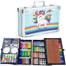 145 Pcs Art Studio Colouring Briefcase Art Painting With Aluminum Case (Blue Color Box) image