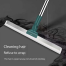 180° Degree Silicone Floor Wiper Scraper Rotatable Magic Broom Retractable Telescopic Sweepers Mop Wiper image