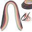 180 Strips Paper Quilling Strips Set, 36 Colors,54cm Length,3/5/7/10mm Width image