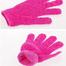 1Pair Shower Gloves Exfoliating Wash Skin Spa Bath Gloves Foam Bath Skid Resistance Body Mage Cleaning Loofah Scrubber image