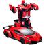 1: 12 remote control deformation simulation vehicle, New Transformation Car Toy Lamborghini Car Robot for Kids, RC Car One Button Transforms into Robot, Remote Control Transforming Robot for boy girl kids image