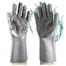 1 Pair of Silicone Gloves Kitchen Cleaning Dishwashing Gloves (Any Colour). image