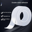 1mm Thick 3cm Wide 2Meter Long/3.8 Tube Core Clear Nano Double Side Adhesive Tape- 1pcs image