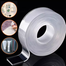 1mm Thick 5cm Wide 1Meter Long/3.8 Tube Core Clear Nano Double Side Adhesive Tape- 1pcs image
