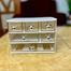 1pc 2-Tier Clear Plastic Storage Organizer With Drawers, Desk Drawer For Stationery, Makeup, Dorm Room image