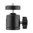 1pc Mini Swivel Ball Head Tripod Head 360 Degree Rotating Mount Base Adapter with Universal 1/4 Inch Screw Mounts for DSLR ILDC Camera DV Tripod Monopod Light Stand image