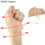 1pcs And 6 Magnets Magnetic Silicone Gloves Gel Thumb Wrist Gloves image
