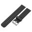 20MM Plain Silicone Watch Strap – Black Color image