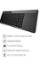 Rapoo Wireless Touchpad Keyboard (K2600) (Black). image
