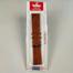 22mm Leather Strap for Smartwatch – Brown Color image