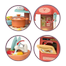 Fashion Kitchen Pretend Play Set With Water Light And Sound Effects(fashion_kitchen_889-177_orange) Orange - 29 Pcs image
