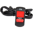 2 Piece Universal Motorcycle Handlebar Flashing Switch Moto Light Switch On Off Button Atv Bike Dc12v/10a Black Two Core Wire image