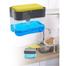 2-in-1 Soap Dispenser Pump and Sponge Caddy for Kitchen Bathroom Soap Dish and Clean Sponge Bathroom Dispenser Tools image