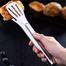 2 in 1 Stainless Steel Food Tong - The Perfect Spatula and Clip for Serving, Frying and Salads image