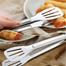 2 in 1 Stainless Steel Food Tong - The Perfect Spatula and Clip for Serving, Frying and Salads image