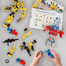 2 in 1 Transformer Optimus Prime Bumble Bee Robot Lego Building Block Model Toys - 813 PCS image
