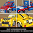 2 in 1 Transformer Optimus Prime Bumble Bee Robot Lego Building Block Model Toys - 813 PCS image