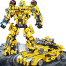 2 in 1 Transformer Optimus Prime Bumble Bee Robot Lego Building Block Model Toys - 813 PCS image